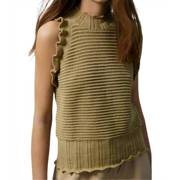 NEW MELISSA NEPTON rana top in gold - Picture 1 of 2